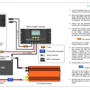 200W Mono Starter Kit: 2pc 100W Solar Panels+20′ Adapter Kit+PWM 30A ...