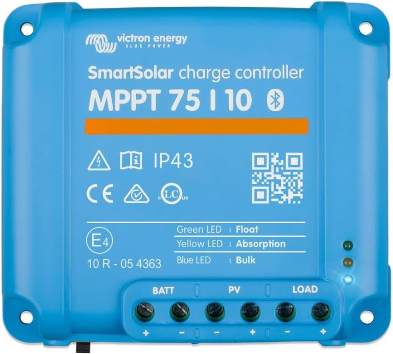 Amazon.com: Victron Energy SmartSolar MPPT Solar Charge Controller (Bluetooth) – Charge Controllers for Solar Panels – 75V, 10 amp, 12/24-Volt : Patio, Lawn & Garden