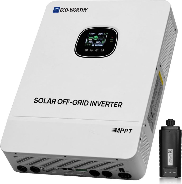 Amazon.com: ECO-WORTHY 10000W DC 48V UL1741 Solar Inverter with WiFi,AC Output 120V/240V,Support Parallel,Built-in 2 MPPT Solar Controllers,Max 200A Battery Charging,Parallel Up to 6 Units 48V Inverter Charger : Patio, Lawn & Garden