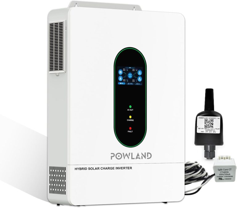 Amazon.com: POWLAND 12000W Hybrid Solar Inverter with WiFi | Battery-Free Design | 48V DC to 120V/240V AC Split Phase |Built-in Dual 200A MPPT |Parallel 6 Units,Works with 48V LiFePO4/Lead Acid Batteries, UL1741 : Patio, Lawn & Garden