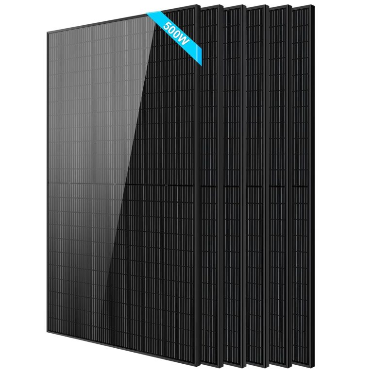 Amazon.com: SUNGOLDPOWER 500W Solar Panel 6pcs UL61730,Class A Cells,Waterproof IP68,High Efficiency,Vmp 37.6V,Charging 12V/24V/48V Battery for RV,Cabin,Shed,Home,Farm,On Grid/Off Grid(Total 3000W) : Patio, Lawn & Garden