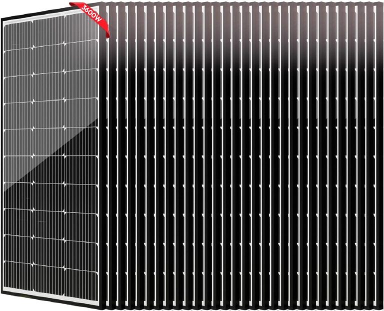 Amazon.com : JJN 100 Watt Solar Panels,36 PCS 10BB 12 Volt Monocrystalline Solar Panel, High Efficiency Solar Module PV Charge for Camping Home RV Battery Boat Caravan : Patio, Lawn & Garden