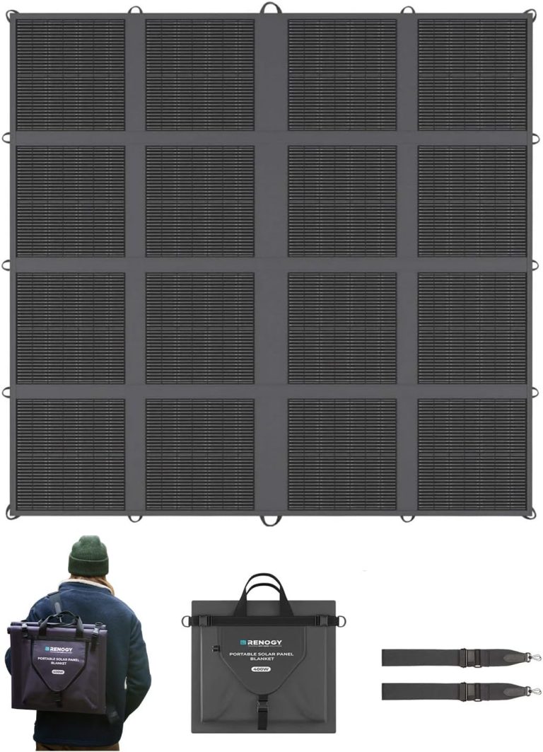 Amazon.com : Renogy 400 Watt Solar Panel Blanket, N-Type Portable Foldable Solar Panels 25% High Efficiency, Lightweight 16-Fold Space-Save, Fast Setup for Camping, RV, SUV, Pickup Truck, Marine, Off-Grid Outdoor : Patio, Lawn & Garden