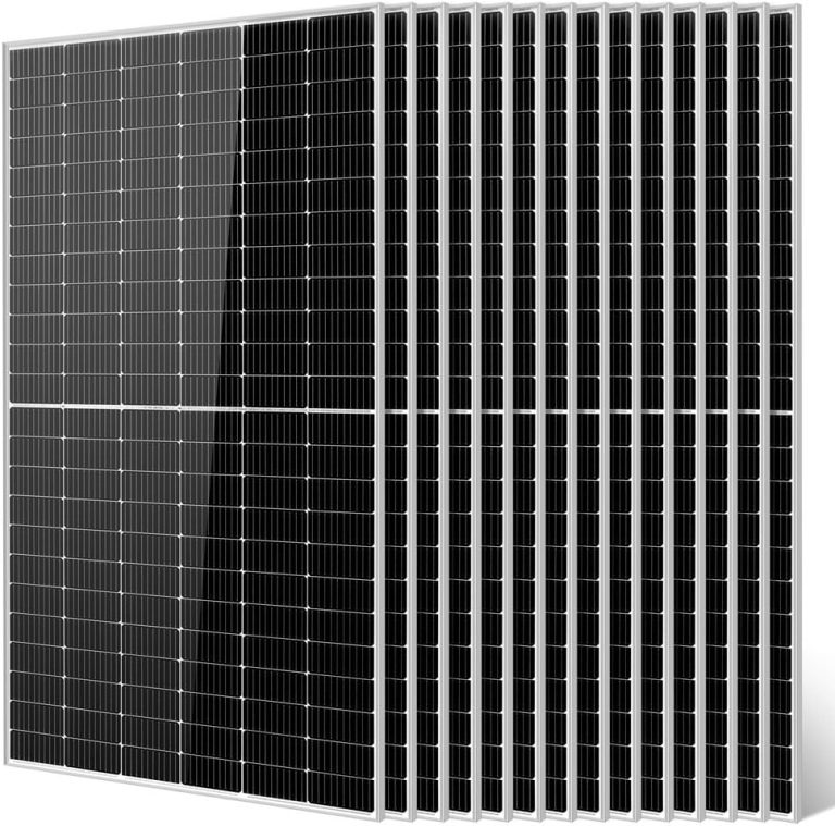 Amazon.com: SUNGOLDPOWER 14PCS 550W Solar Panel,UL61730,18BB Monocrystalline Grade A Cell,Rigid,High Efficiency,IP68，charging 12V/24V/48V Battery on Rooftop,Yard,Marine,on/off Grid system CEC listed (Total 7700W) : Patio, Lawn & Garden