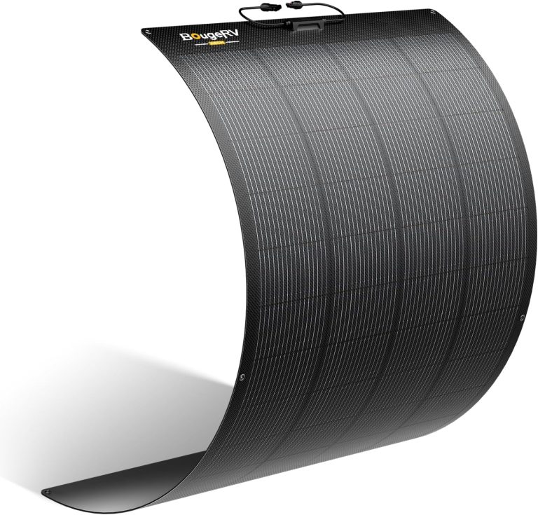 Amazon.com : BougeRV Upgrade Arch 200W N-Type Fiberglass Flexible Solar Panel, 24 Volts 16BB Mono Cell 25% High-Efficiency, 270° Lightweight Compact for RV Boat Marine Camping Home Curve Surface Black : Patio, Lawn & Garden