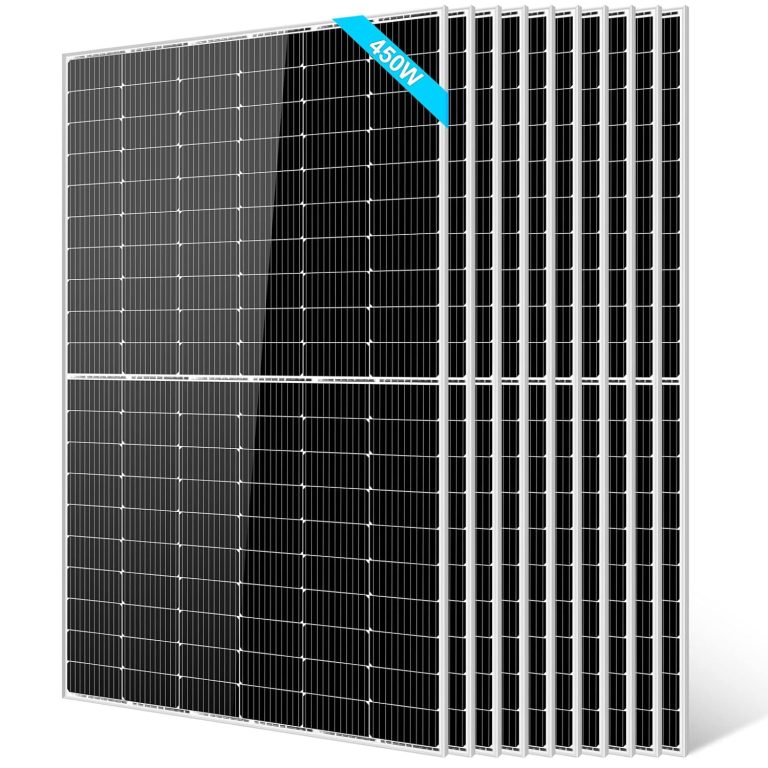 Amazon.com: SUNGOLDPOWER UL 61730 10PCS 450W Solar Panels Monocrystalline,Grade A Solar Cell,Waterproof IP68,High Efficiency Solar Panel On/Off Grid for Charging Station,Household,Cabin,Farm (Total 4500W) : Patio, Lawn & Garden