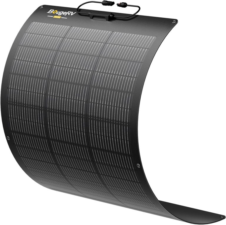 Amazon.com : BougeRV Arch Pro 100 Watts Anti-Shading N-Type Fiberglass Flexible Solar Panel, Portable 24 Volts 16BB Mono Cell 25% High-Efficiency, Compact for RV Camping Home Boat Marine Curve Surface Black : Patio, Lawn & Garden