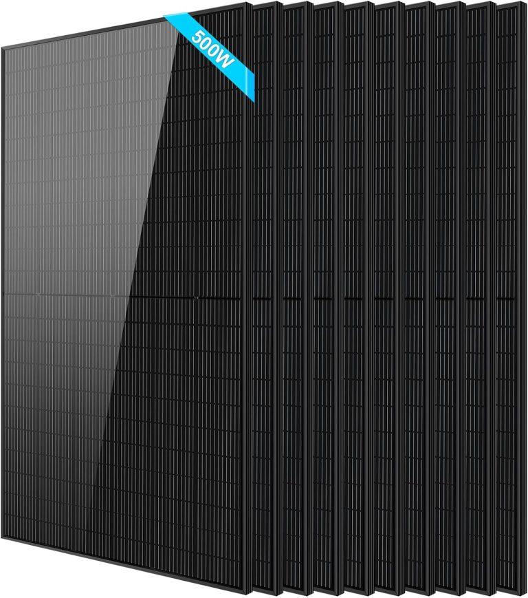 Amazon.com : SUNGOLDPOWER 10PCS 500W Solar Panels Monocrystalline UL 61730, Grade A Solar Cell, Waterproof IP68, High Efficiency Solar Panel On/Off Grid Supplies for RV, Tiny house, Marine, Household (Total 5000W) : Patio, Lawn & Garden